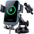 MOKPR 15W Wireless Car Charger, Multi-Mount with LED Light